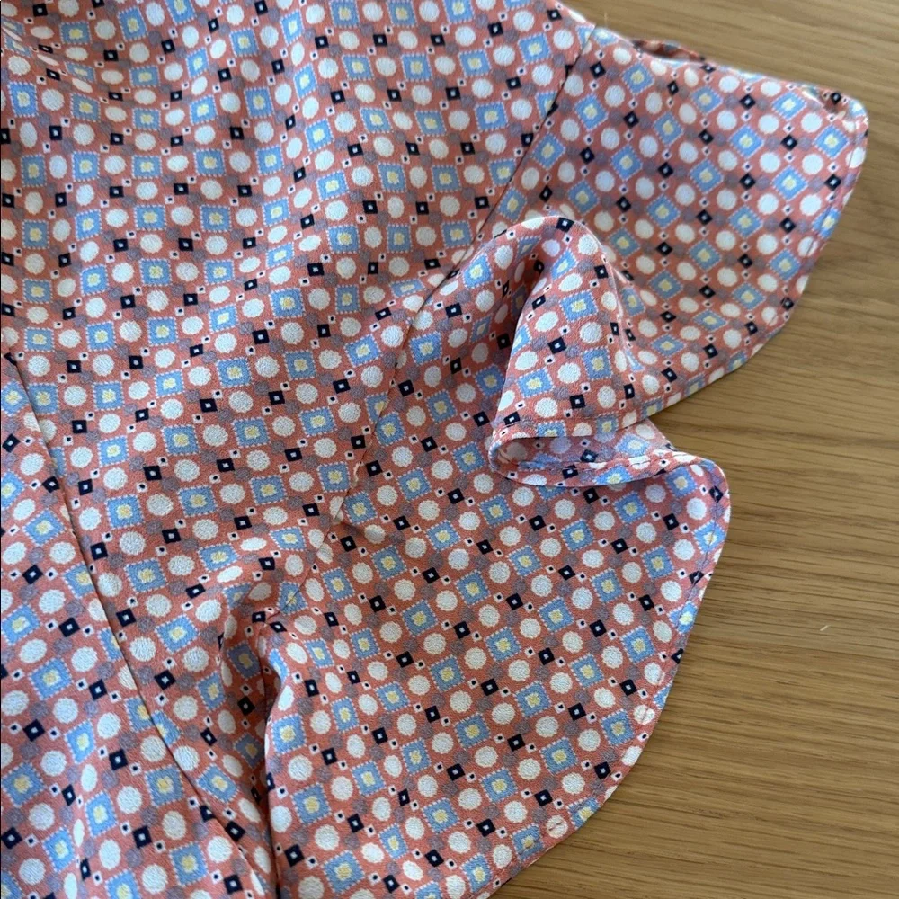 Max Studio Flowy Ruffle Blouse - Picture 5 of 5